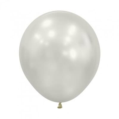 222587.jpg Sempertex Silk Oyster White Latex Balloon 45cm Bag(25)