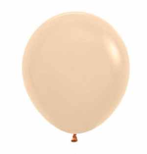 Sempertex Pastel Matte Malibu Peach Latex Balloon 45cm Bag(25)