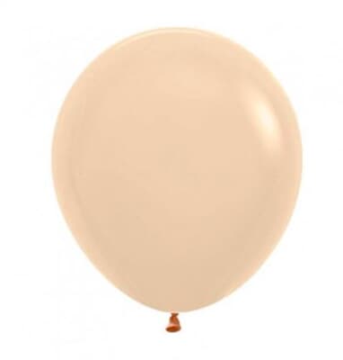 Sempertex Pastel Matte Malibu Peach Latex Balloon 45cm Bag(25)