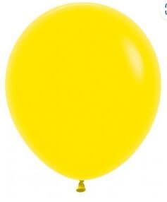 Sempertex Fashion Yellow Latex Balloon 45cm Bag(25)