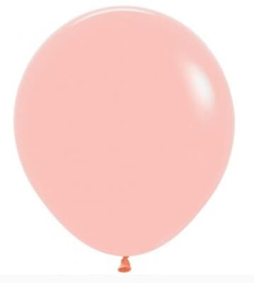 222629.jpg Sempertex Pastel Matte Melon Latex Balloon 45cm Bag(25)