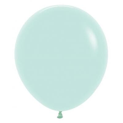 222632.jpg Sempertex Pastel Matte Green Latex Balloon 45cm Bag(25)