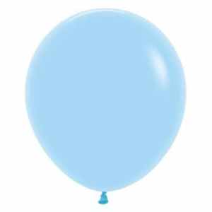 222633.jpg Sempertex Pastel Matte Blue Latex Balloon 45cm Bag(25)