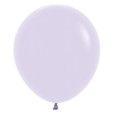 Sempertex Pastel Matte Lilac Latex Balloon 45cm Bag(25)