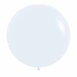 Sempertex Fashion White Latex Balloon 60cm Pack(3)