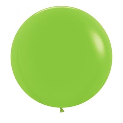 Sempertex Fashion Lime Green Latex Balloon 60cm Pack(3)