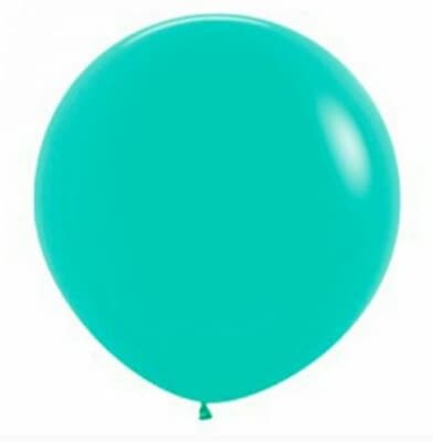 Sempertex Fashion Aquamarine Latex Balloon 60cm Pack of 3