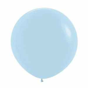 222684.jpg Sempertex Pastel Matte Blue Latex Balloon 60cm Bag(3)
