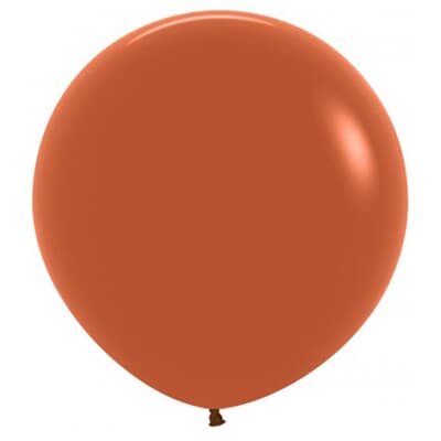 222688.jpg Sempertex Fashion Terracotta Latex Balloon 60cm Pack(3)