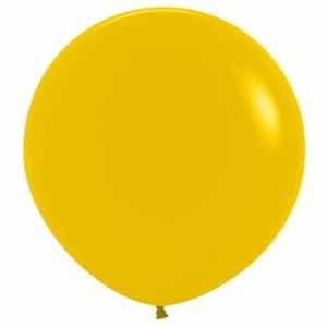 Sempertex Fashion Mustard Latex Balloon 60cm Pack(3)