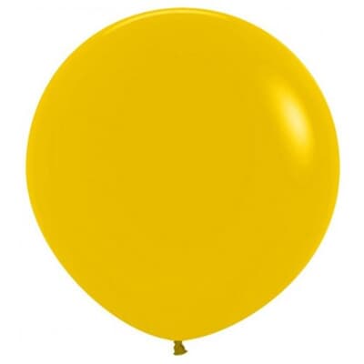 Sempertex Fashion Mustard Latex Balloon 60cm Pack(3)