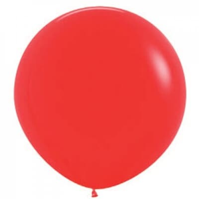 Sempertex Fashion Red Latex Balloon 90cm EA(3)