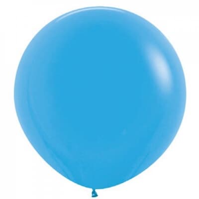 Sempertex Fashion Blue Latex Balloon 90cm EA(3)