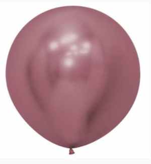 Sempertex Reflex Pink Latex Balloon 60cm Pack of 3 Pack(3)