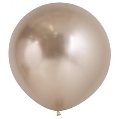 222809.jpg Sempertex Reflex Champagne Latex Balloon 60cm Pack of 3 Pack(3)