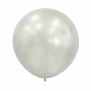 Sempertex Silk Oyster White Latex Balloon 60cm Pack of 3 Pack(3)