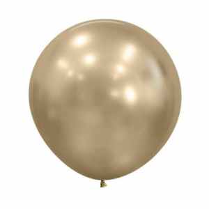 Sempertex Silk Gold Dust Latex Balloon 60cm Pack of 3 Pack(3)