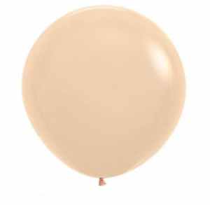 Sempertex Pastel Matte Malibu Peach Latex Balloon 60cm Bag(3)