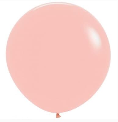 Sempertex Pastel Matte Melon Latex Balloon 60cm Bag(3)