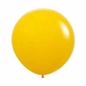 222829.jpg Sempertex Fashion Honey Yellow Latex Balloon 60cm Pack(3)