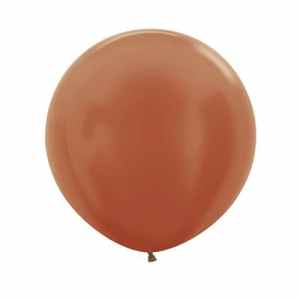 Sempertex Metallic Copper Latex Balloon 90cm Bag(3)