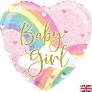 Oaktree Pastel Rainbow Girl Holographic 45cm Foil Each