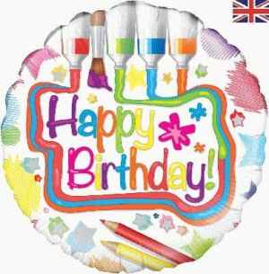 Oaktree Art Birthday 45cm Foil Each