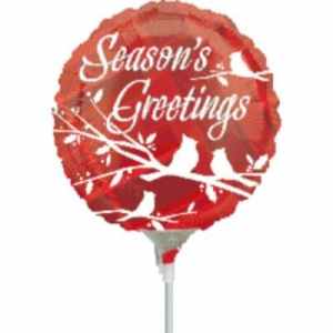 Seasons Greetings Plaid Silhouettes 10cm Each