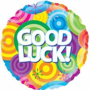 Oaktree Good Luck Rainbow Circles 45cm Foil Each