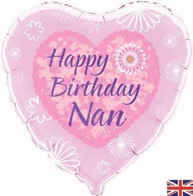 Happy Birthday Nan 45cm Foil Each