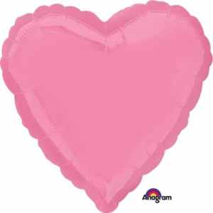 23020.jpg Anagram Heart Bright Bubble Gum Pink 45cm Each