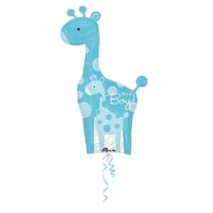 Safari Baby Boy Giraffe Shape 64cm x 107cm Each