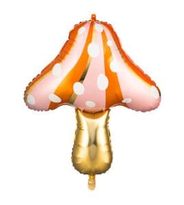 26100.jpg Party Deco Foil Balloon Peach Orange Mushroom 66x75cm EA