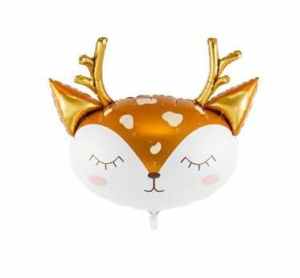 Party Deco Foil Balloon Deer Head 73x64cm EA