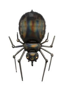 Party Deco Foil Balloon Black Spider 60x101cm EA