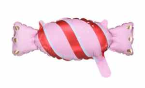 Party Deco Foil Balloon Pink Candy (Lollie) 5 pack 40x16.5cm EA(5)