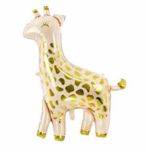 Party Deco Foil Balloon Giraffe With Gold Spots 100x120cm EA