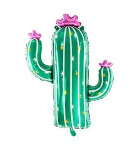 Party Deco Foil Balloon Green Cactus 60x82cm EA