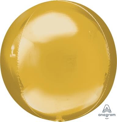 Orbz Dazzling Gold Solid Colour 38cm x 40cm Each