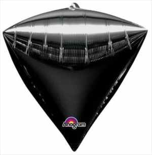 Diamondz Black Solid Colour 40cm x 43cm Each