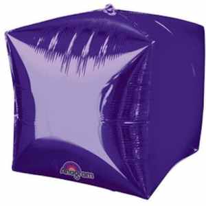 Cubez Purple Solid Colour 38cm x 38cm Each