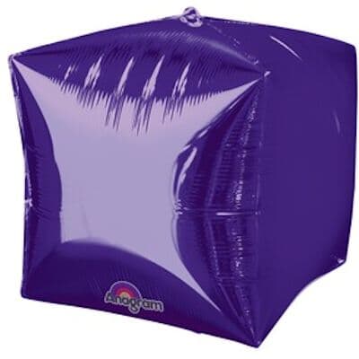 Cubez Purple Solid Colour 38cm x 38cm Each