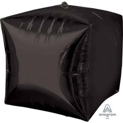 28391.jpg Cubez Black Solid Colour 38cm x 38cm Each