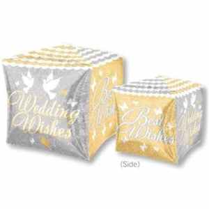 28779.jpg Cubez Shimmering Wedding Wishes 38cm x 38cm Each