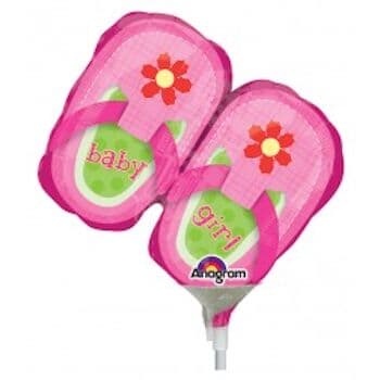 Baby Girl Pretty Pink Shoes Mini Shape Each