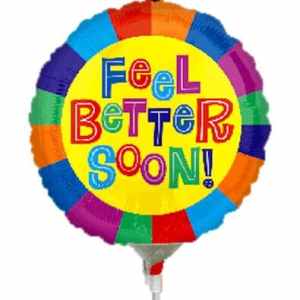 Feel Better Soon Bright Colours 10cm Each