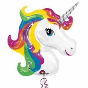 Unicorn Supershape Bright Colours 84 x 66cm Each