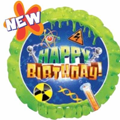 Mad Scientist Happy Birthday 45cm Each