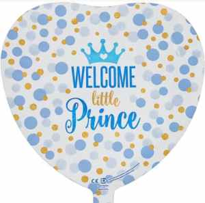 Glitted Baby Prince Holographic 23cm Each