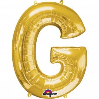 Letter G Gold 16in 40.5cm EA